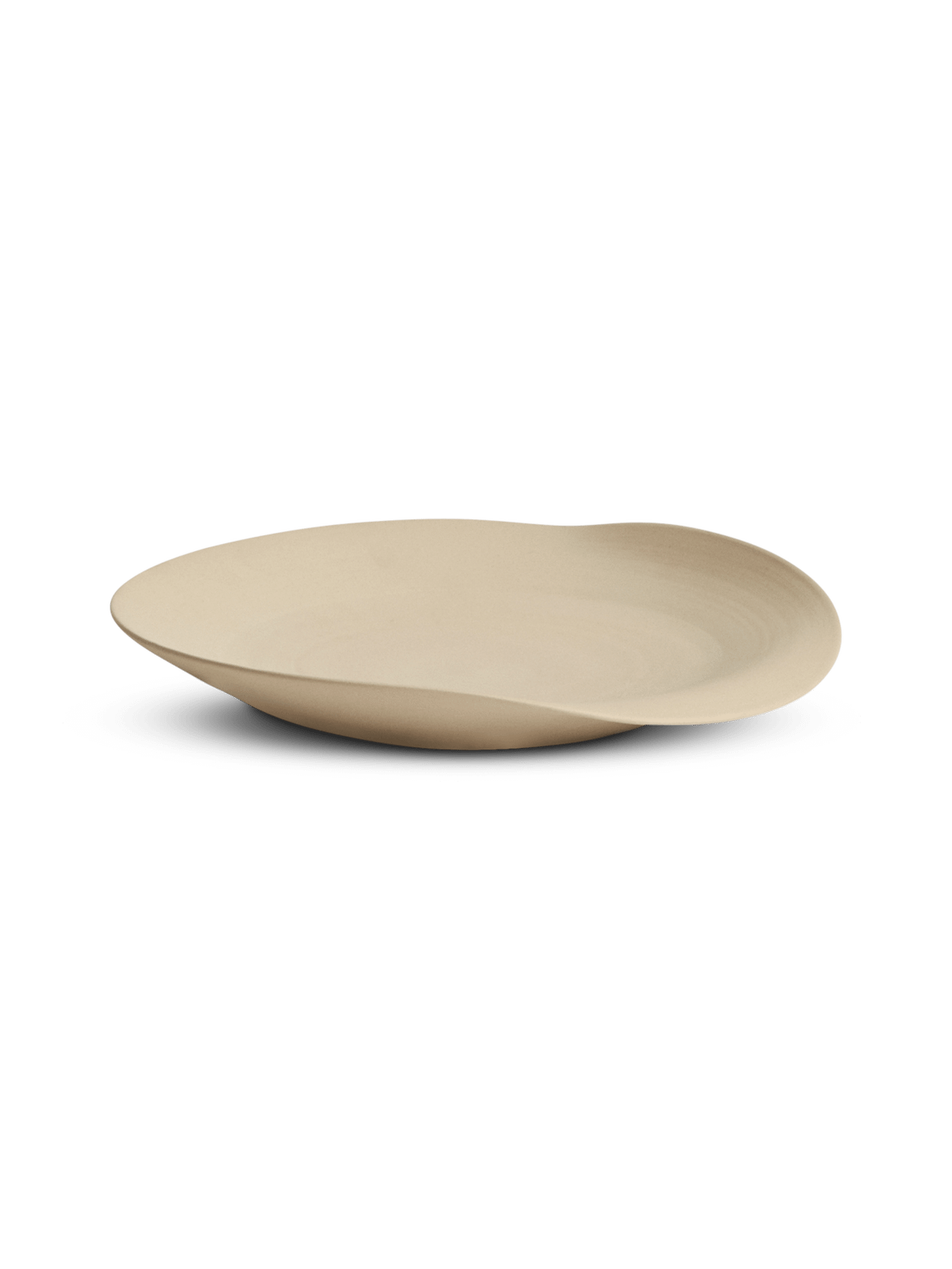 Ebenor schaal in beige keramiek ⌀30 cm