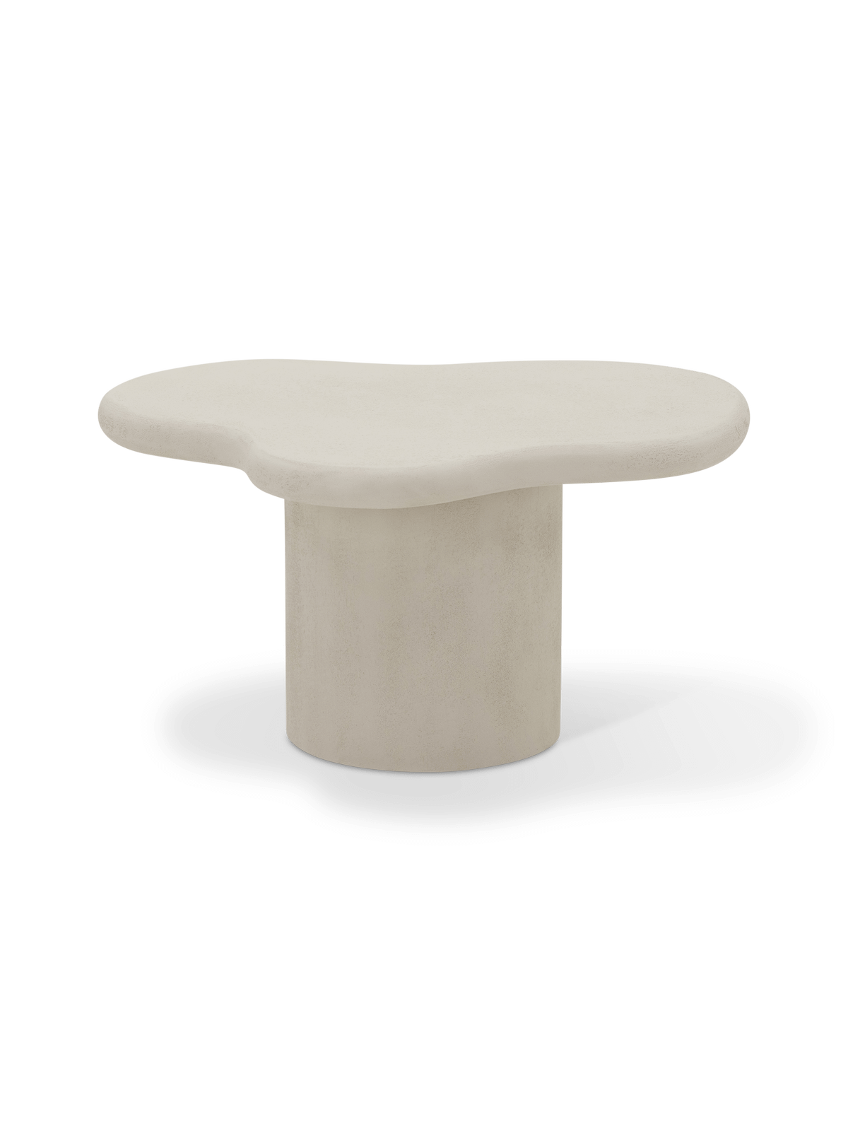 Bijzettafel Noguchi Microcement Ivory 68 x 54 cm