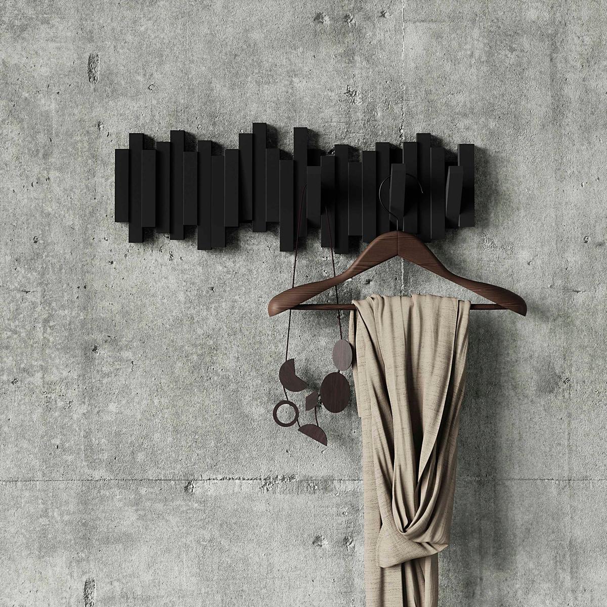 Kapstok STICKS MULTI Zwart