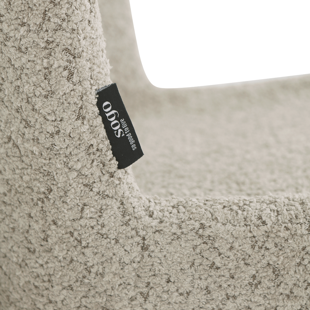 Stoel SARITA Bouclé Caffe Latte