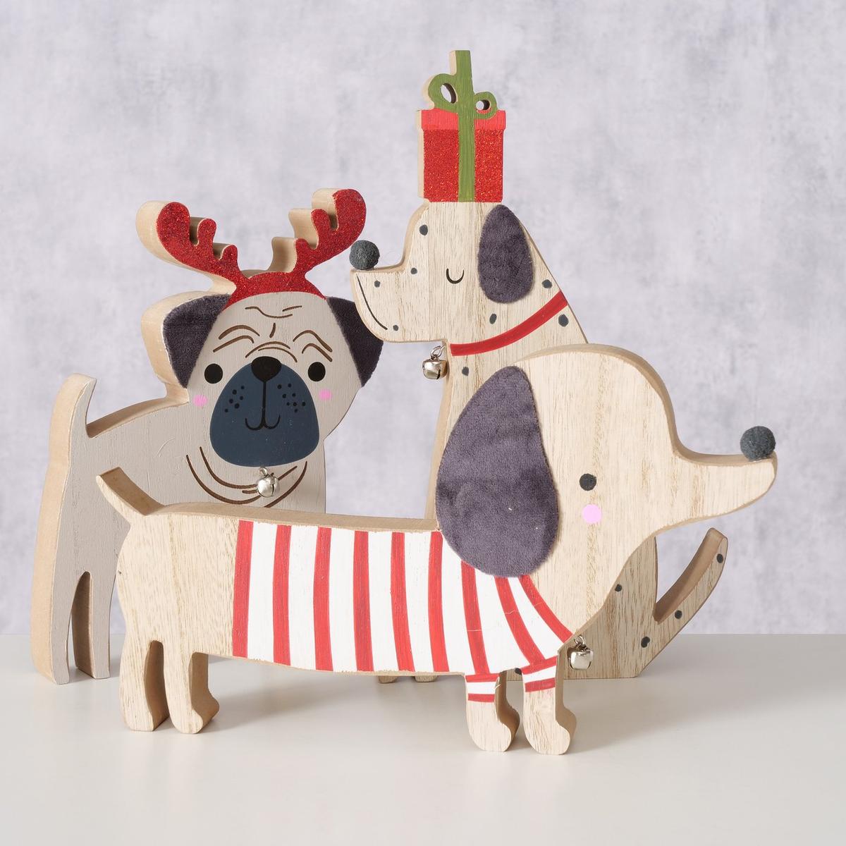 Kersthond BARNEY Hout Ass.