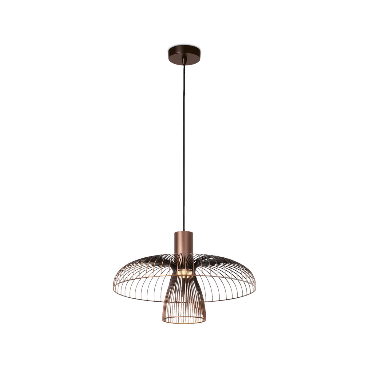 Hanglamp NIGELLA 1Del. Ø60 Koffie