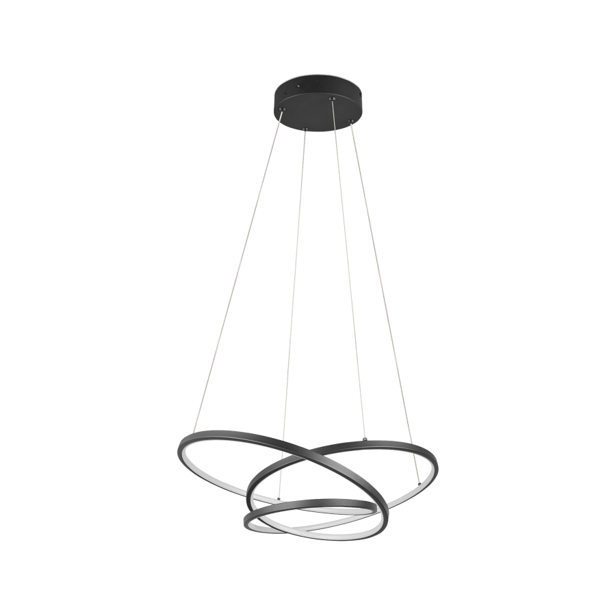 Hanglamp DARVIN L Met. Zwart Hanglamp DARVIN L Met. Zwart