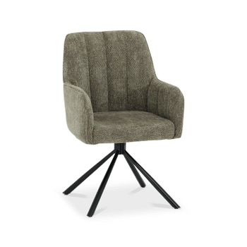 Armstoel ROCCO 360° Brown Natural Armstoel ROCCO 360° Brown Natural