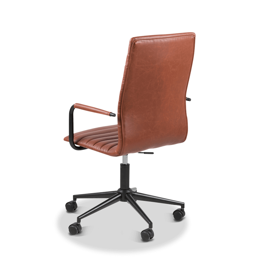 Bureaustoel SHANE PU Brandy Bureaustoel SHANE PU Brandy