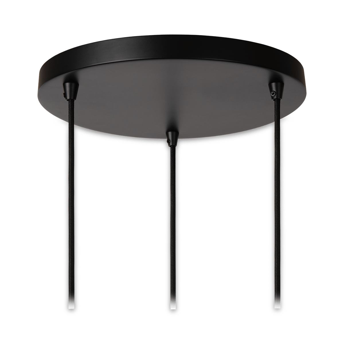 Hanglamp DANZA Rond 3Del. Zwart
