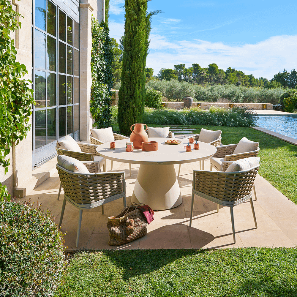 Armstoel NUORO Beige/Zand Armstoel NUORO Beige/Zand