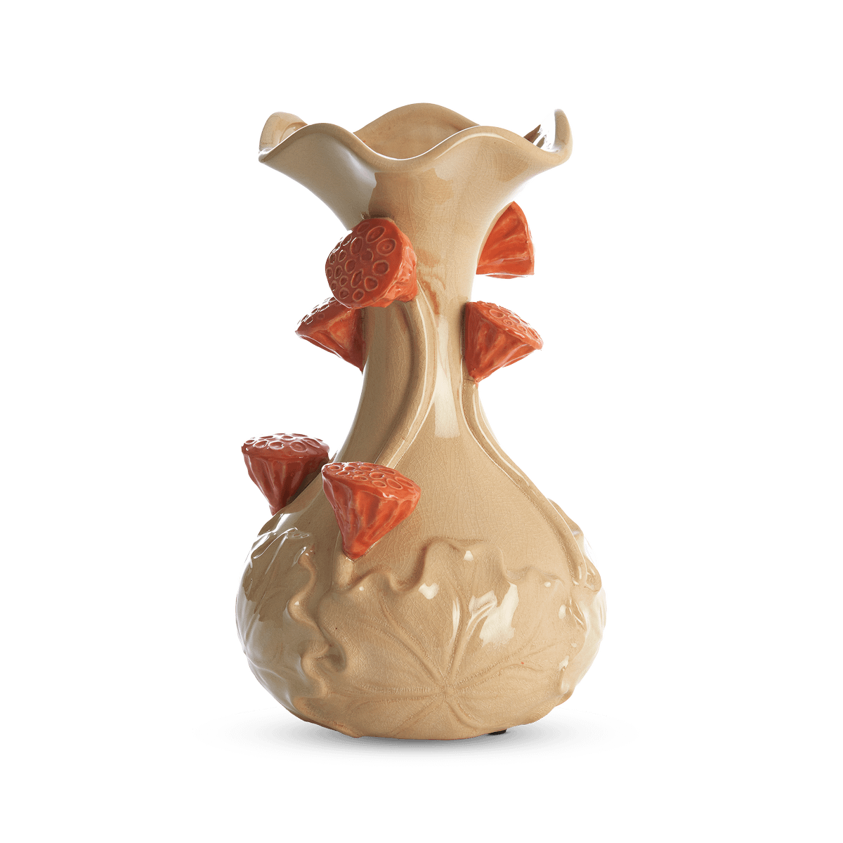 Vaas ODHALI XL Ker. Creme/Oranje 