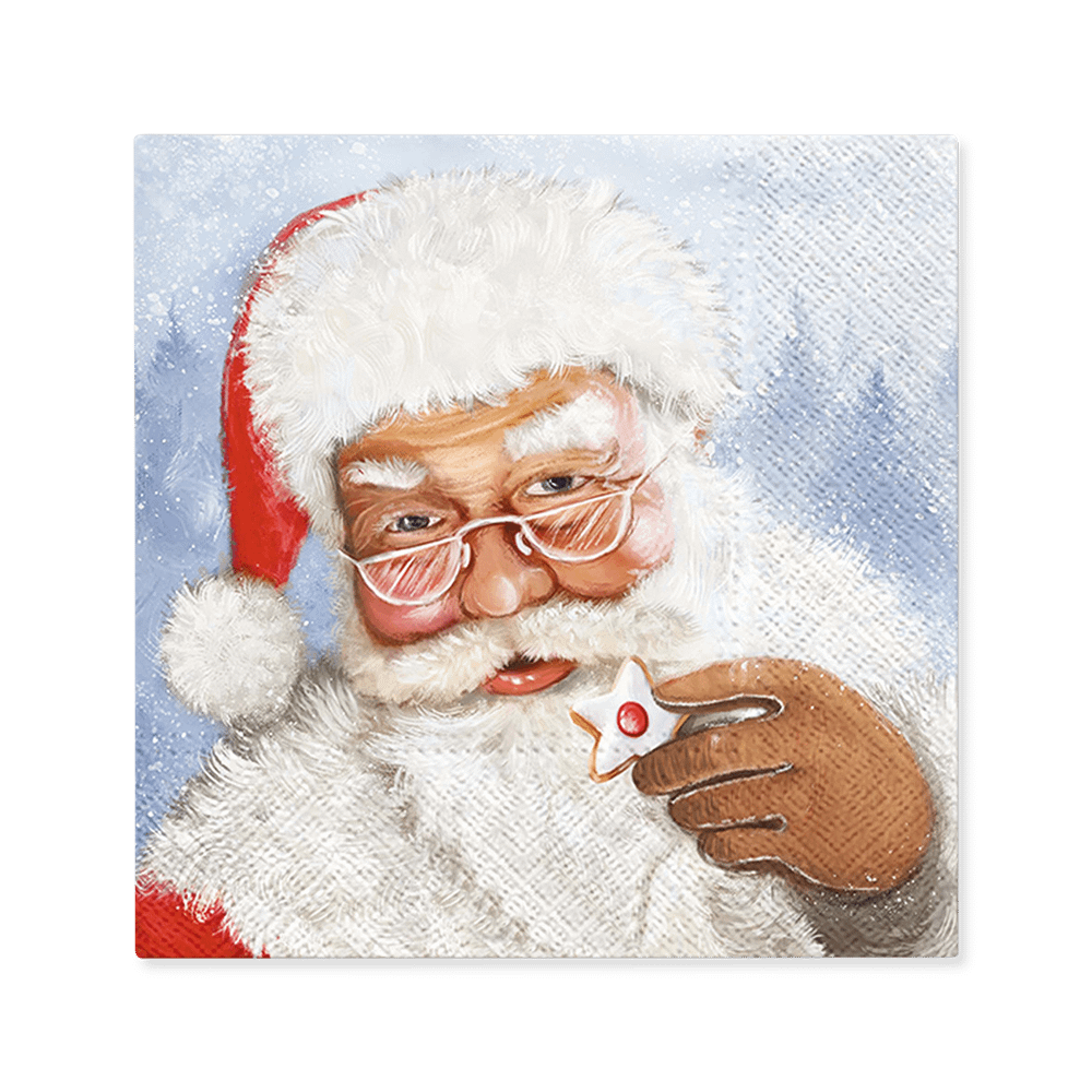 Serviet SANTA S/20 Wit/Blauw/Rood
