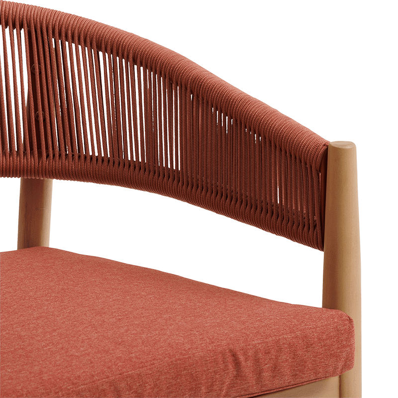 Armstoel VOLTERRA Acacia/Brick Armstoel VOLTERRA Acacia/Brick