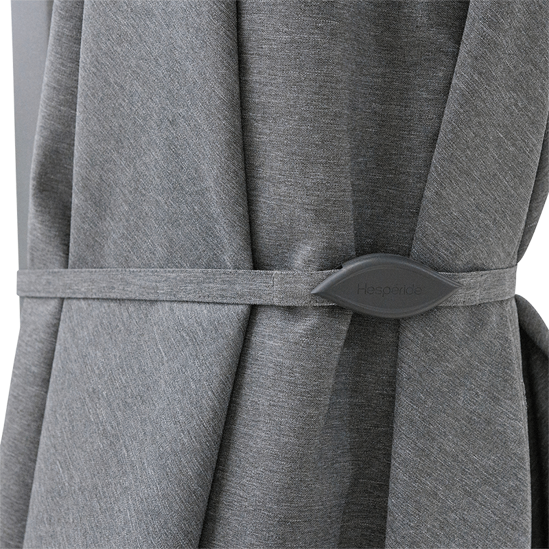 Zweefparasol AREZZO Vierkant Kantelbaar Grijs Zweefparasol AREZZO Vierkant Kantelbaar Grijs