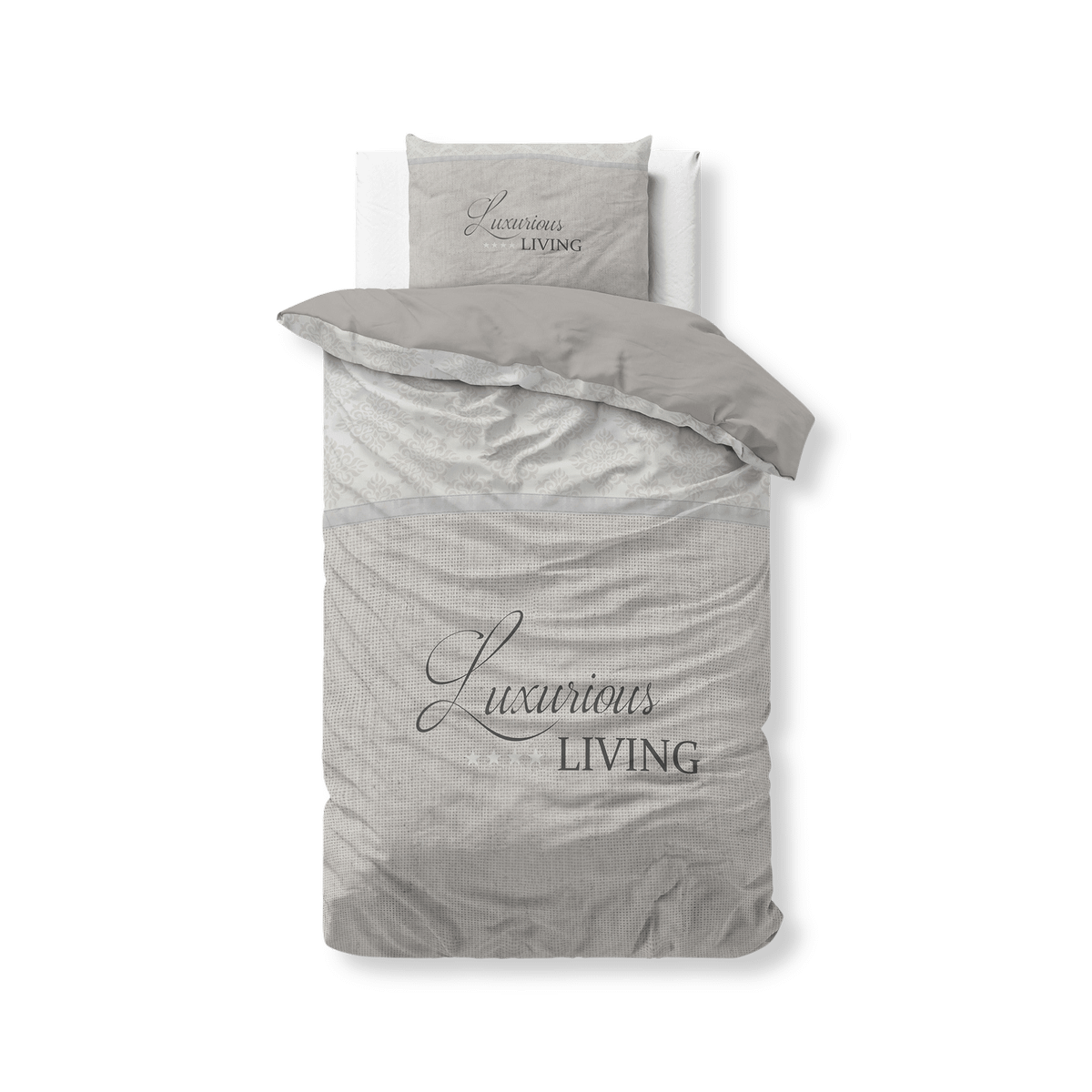 Dekbedovertrek LUXURIOUS LIVING 140 Zandkleur