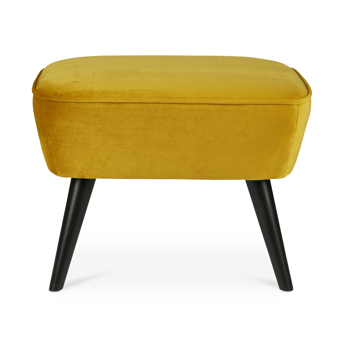 Poef ALMUR Oker Velvet