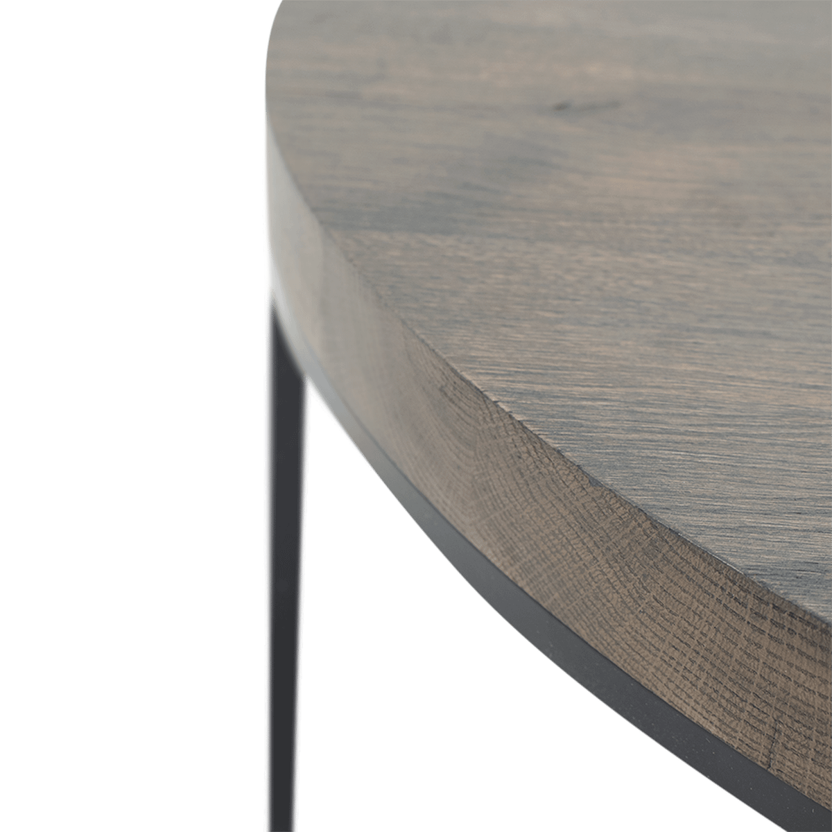 Salontafel LADNY Ø80 Smoked Oak