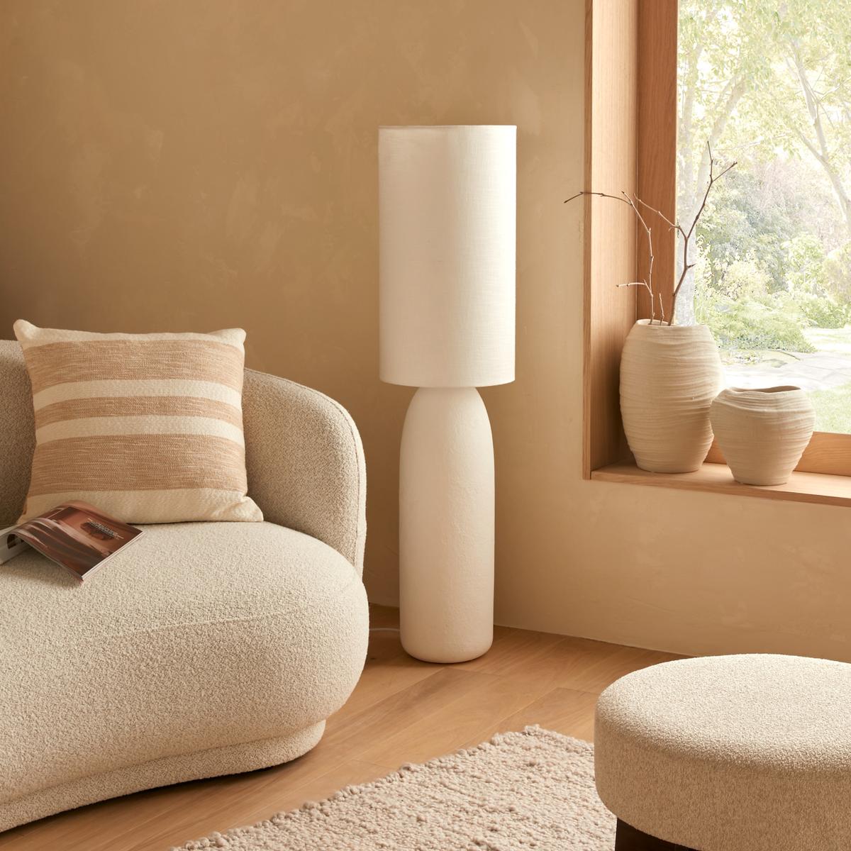 Vloerlamp KEHAY Keramiek Wit