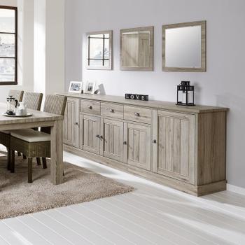 Dressoir COTTON Kristal Eik Licht Bruin Dressoir COTTON Kristal Eik Licht Bruin