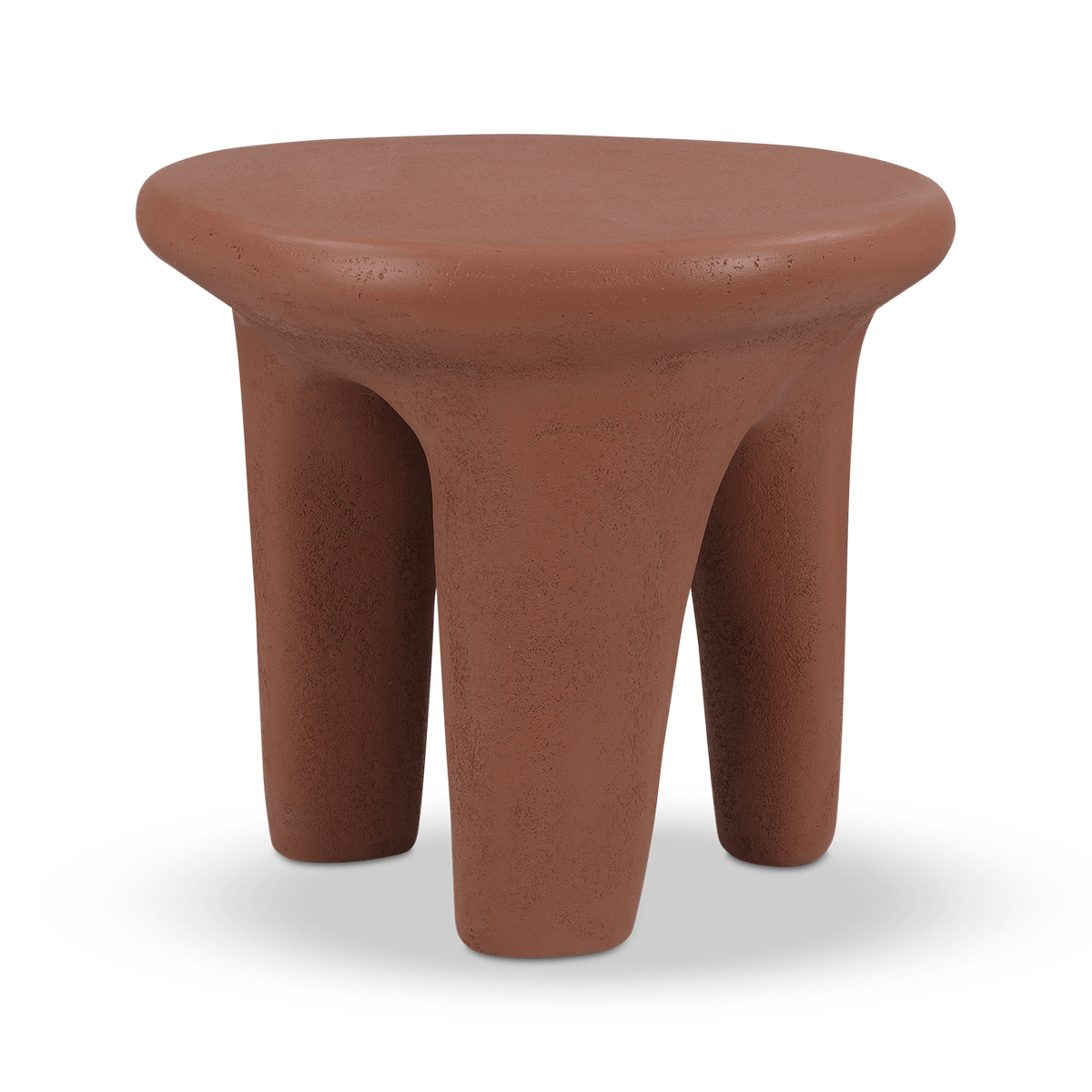 Bijzettafel ARP 56x46 Microcement Rust