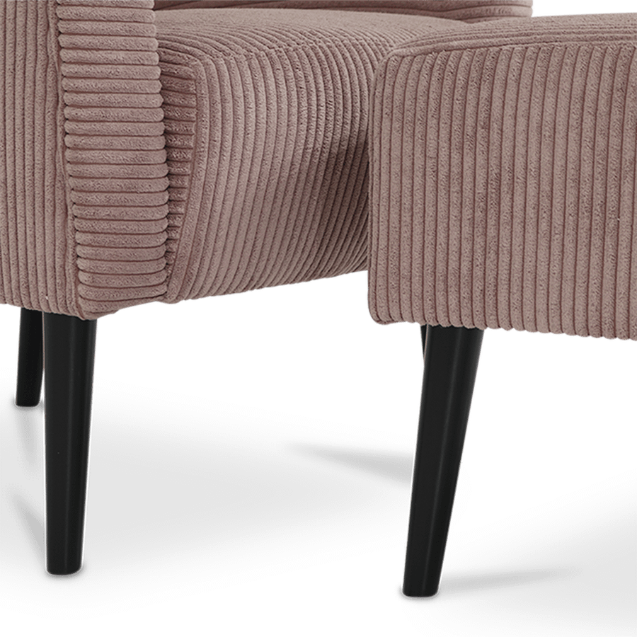 Fauteuil SPAIN met poef Poso Pink Fauteuil SPAIN met poef Poso Pink