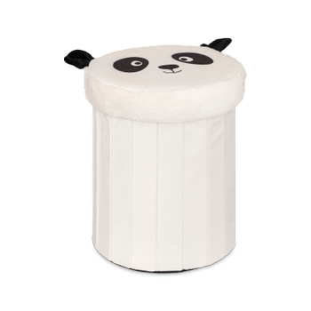 Opbergpouf PANDAI Panda Poly Wit/zwart Opbergpouf PANDAI Panda Poly Wit/zwart