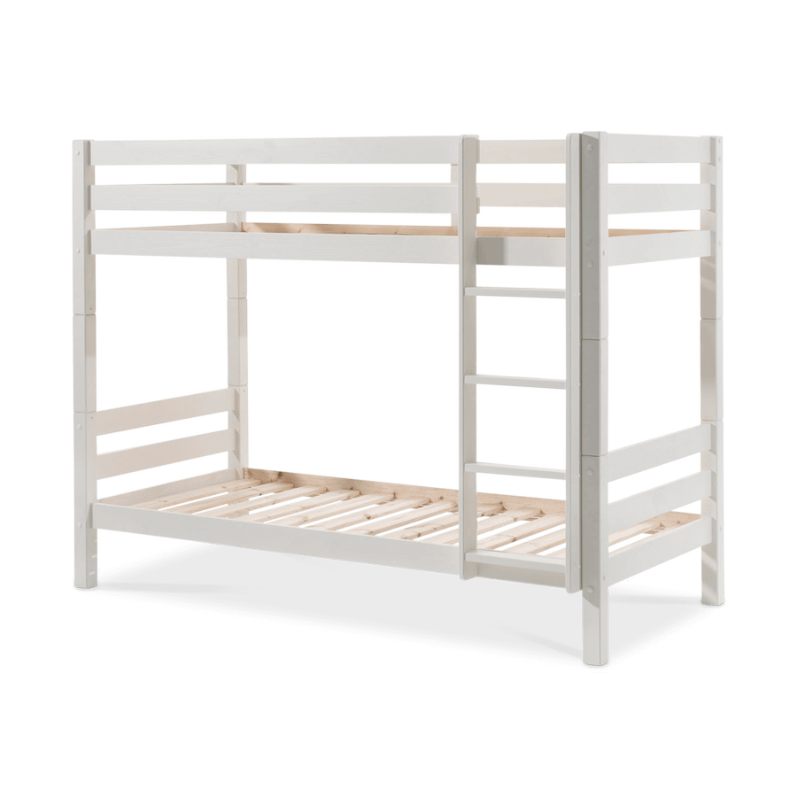 Stapelbed PEPIJN Wit 90x200 Stapelbed PEPIJN Wit 90x200