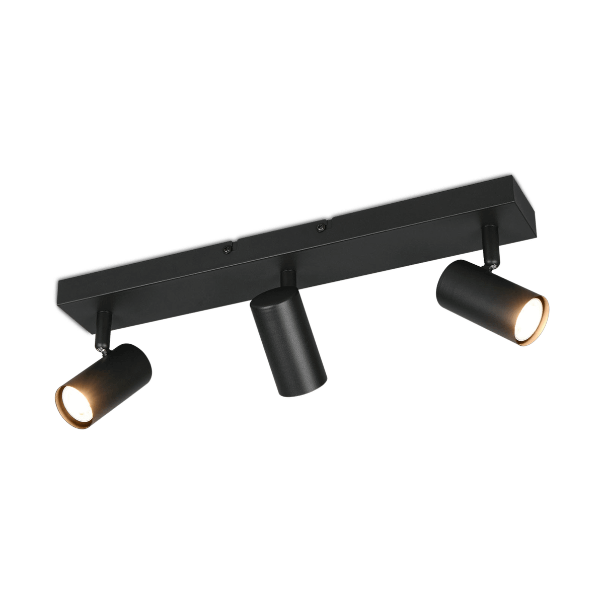 Spot TARYN 3Del. Metaal Mat Zwart