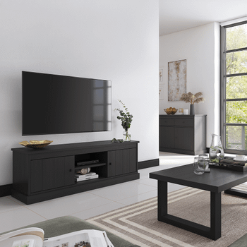 TV-Meubel CASTELLO B115 Zwarte Eik TV-Meubel CASTELLO B115 Zwarte Eik