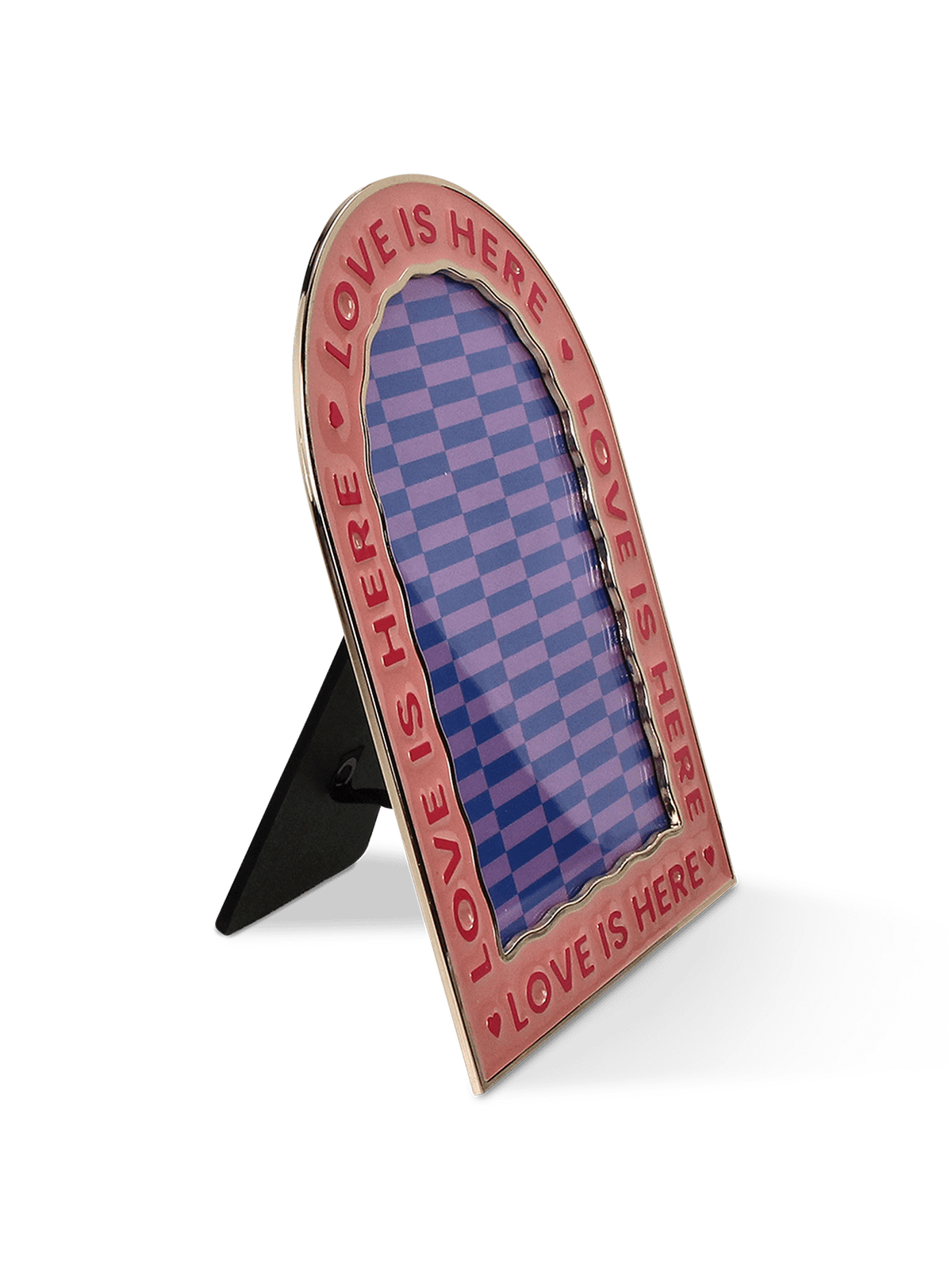 Fotokader LOVE IS HERE Boog 10x15 cm D.Roze