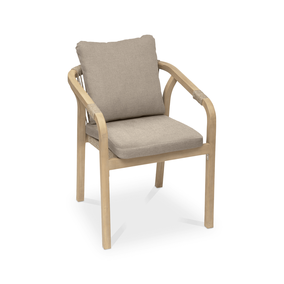 Armstoel PORTOFINO Acacia/Taupe Armstoel PORTOFINO Acacia/Taupe