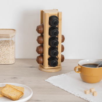 Capsulehouder DOLCE 20cups Bamboe Capsulehouder DOLCE 20cups Bamboe