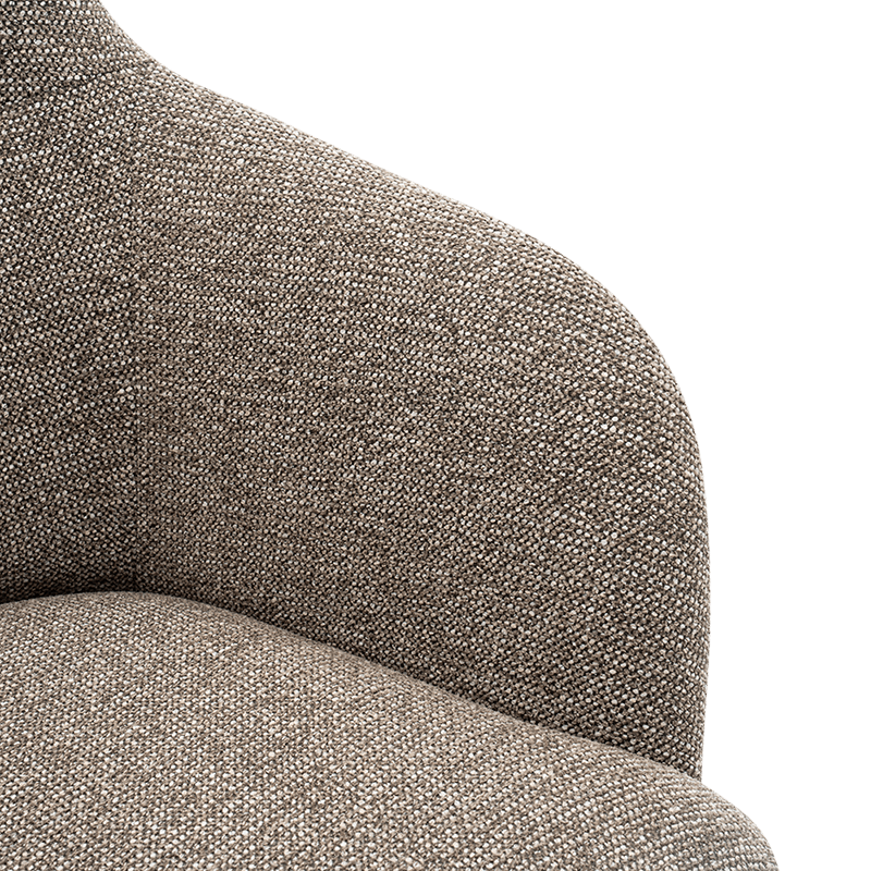 Armstoel VISBY Liver/Dirty oak