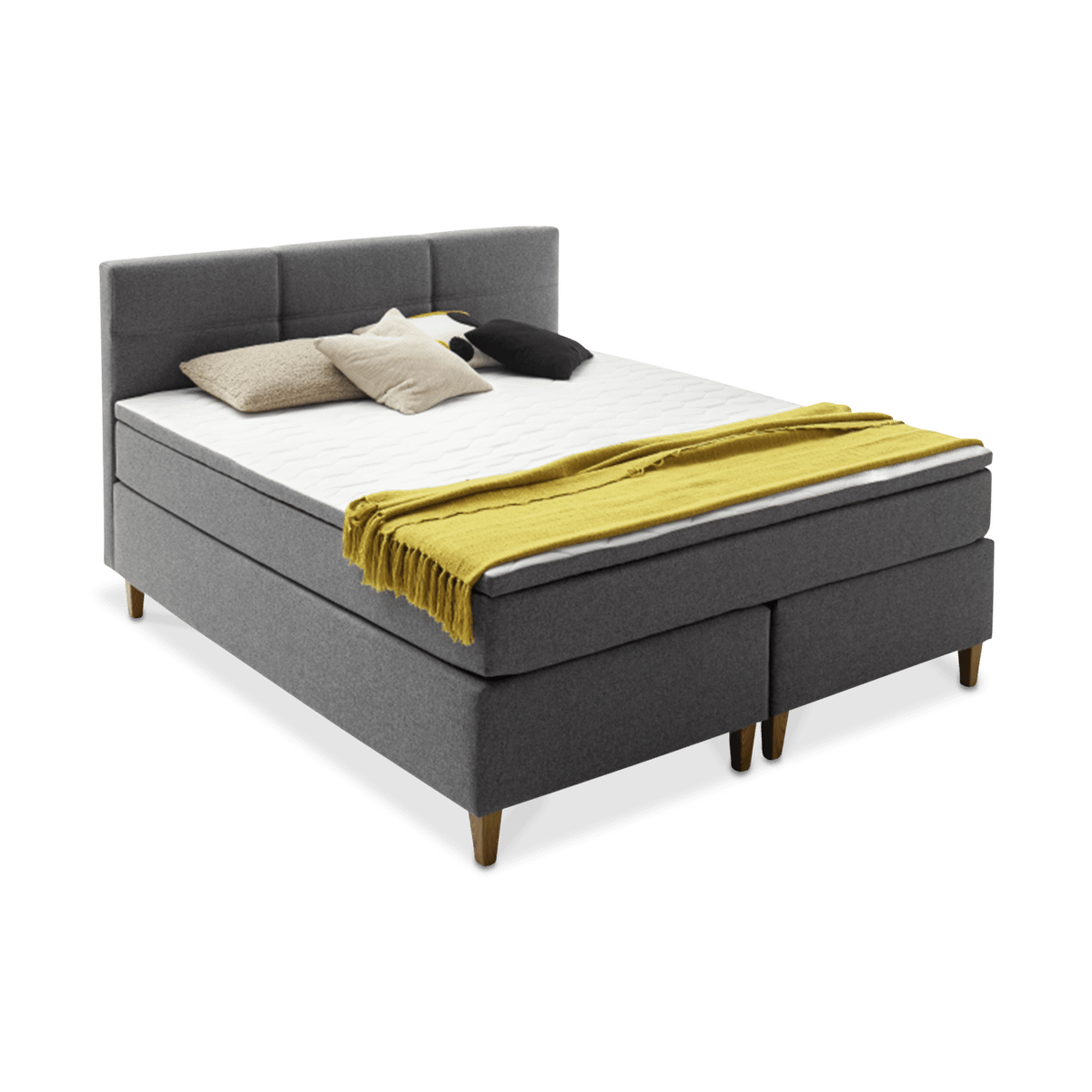 Boxspring KEULEN 180x200 Grijs