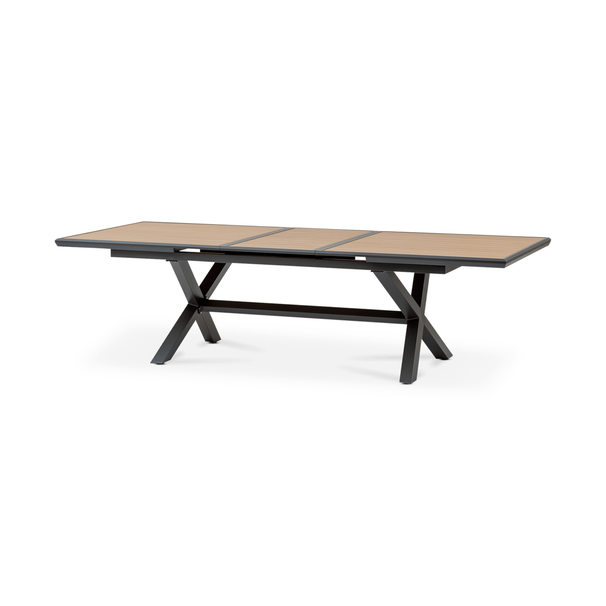 Tuintafel CORTONA Verlengbaar 220/280x113 Grijs/Hout