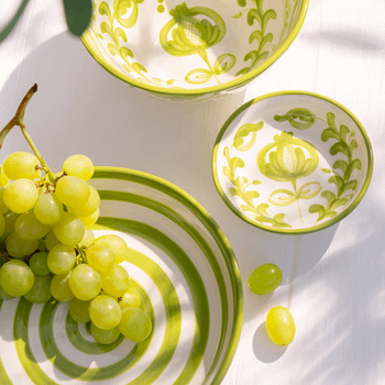 Schaal GRANZ Ker. Wit/Groen S Schaal GRANZ Ker. Wit/Groen S