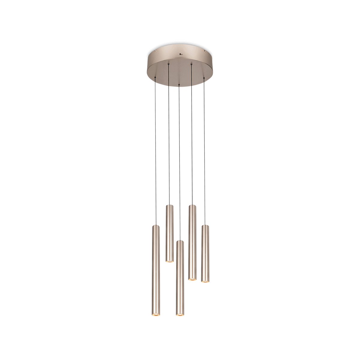 Hanglamp ARIMATO Ø 5Del. Champagne