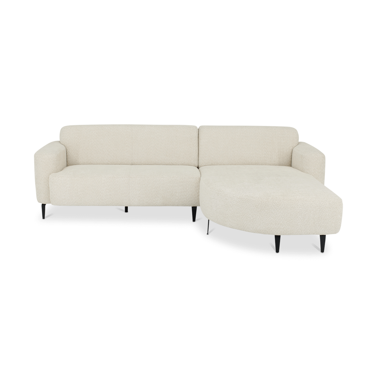 Hoeksalon THALIA Longchair Afgerond Rechts