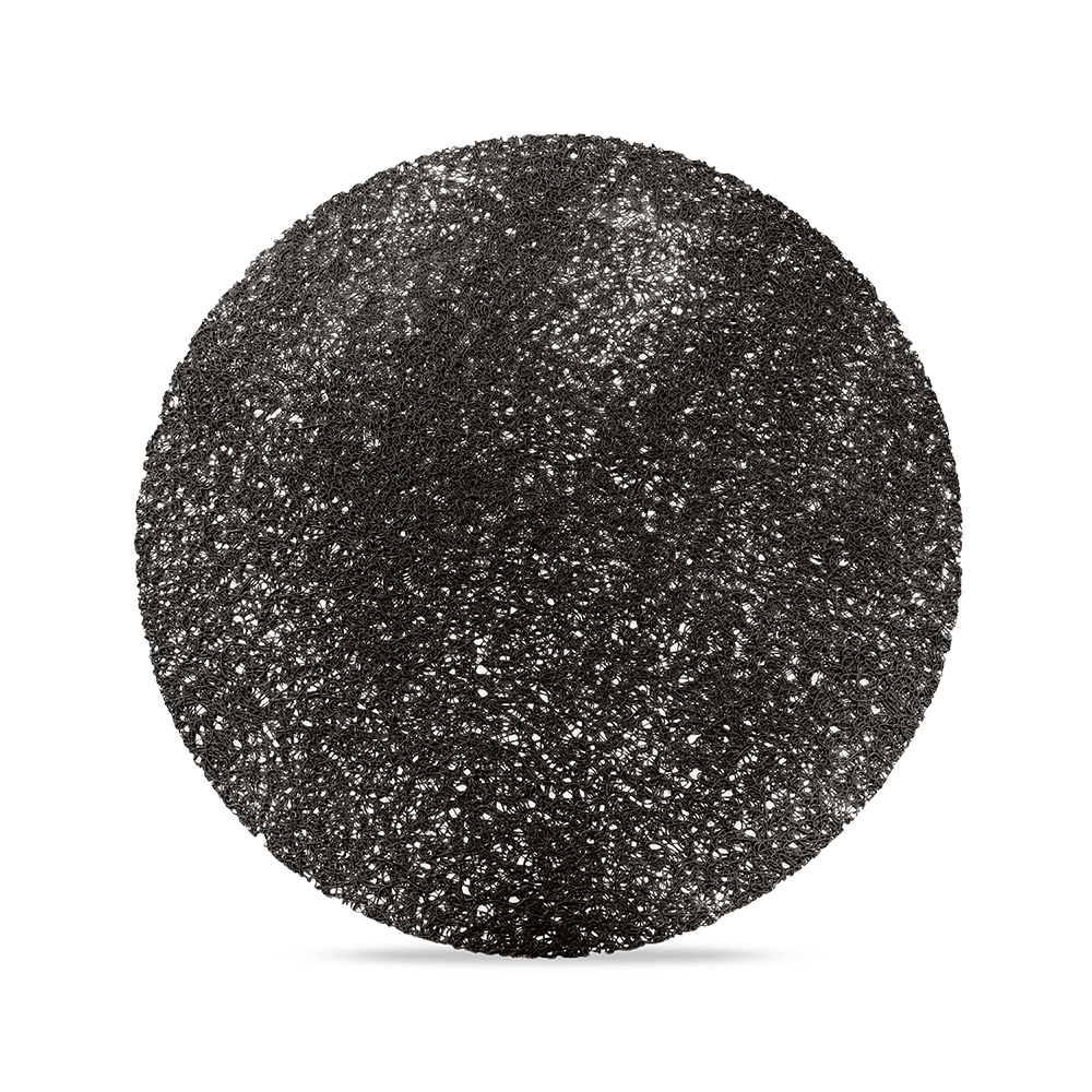 Placemat TORTALI Rond Zwart