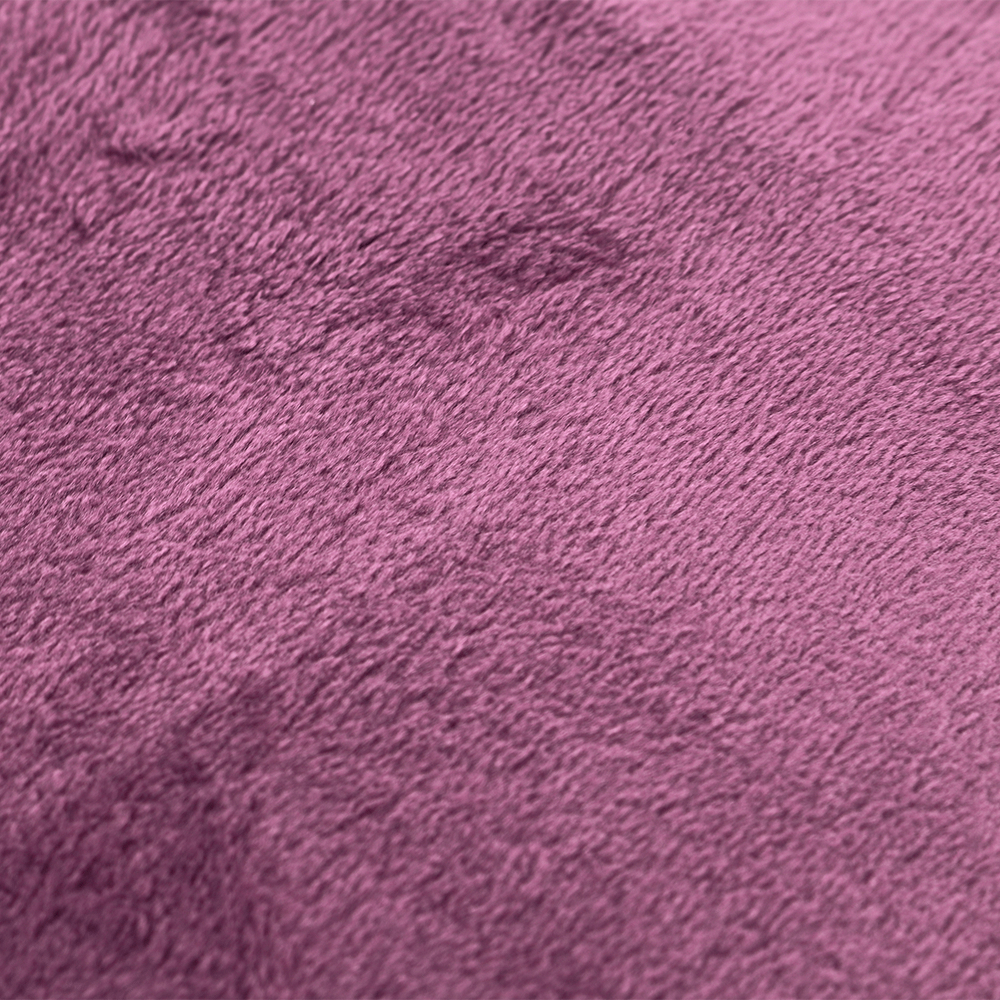 Plaid MICROF. G.Luxe 220 Aubergine