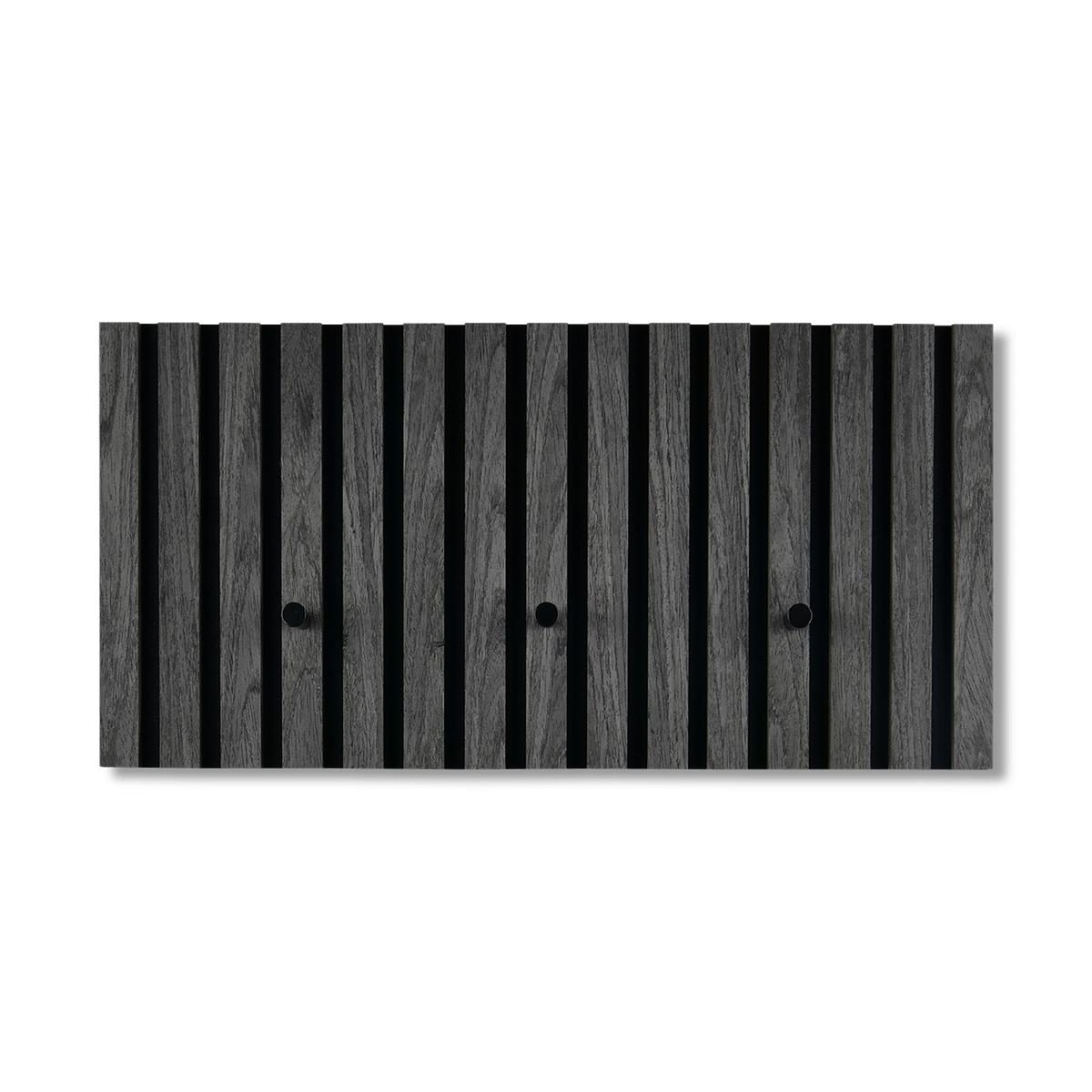 Wandkapstok GRACE 3 haken Zwart