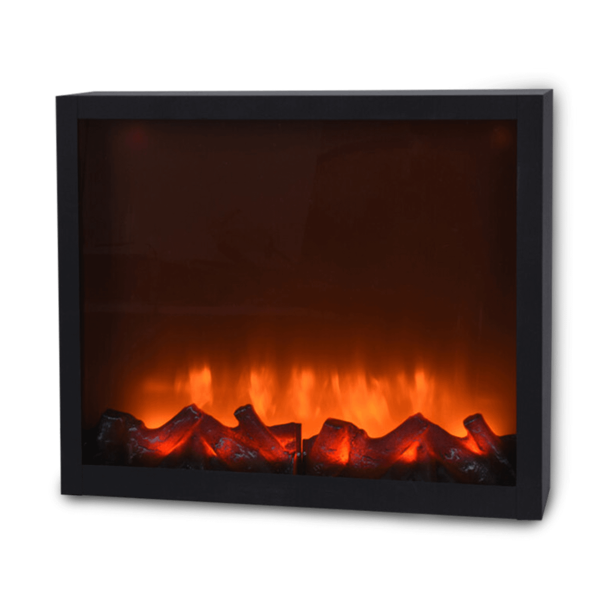 Openhaard FIRE L Zwart LED