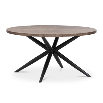 Eettafel FIONA Old Teak Ø150cm Eettafel FIONA Old Teak Ø150cm