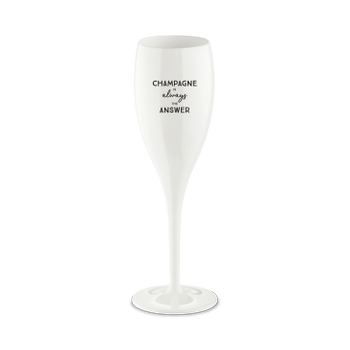 Champagneglas CHAMPAGNE IS ... 100ml Wit Champagneglas CHAMPAGNE IS ... 100ml Wit