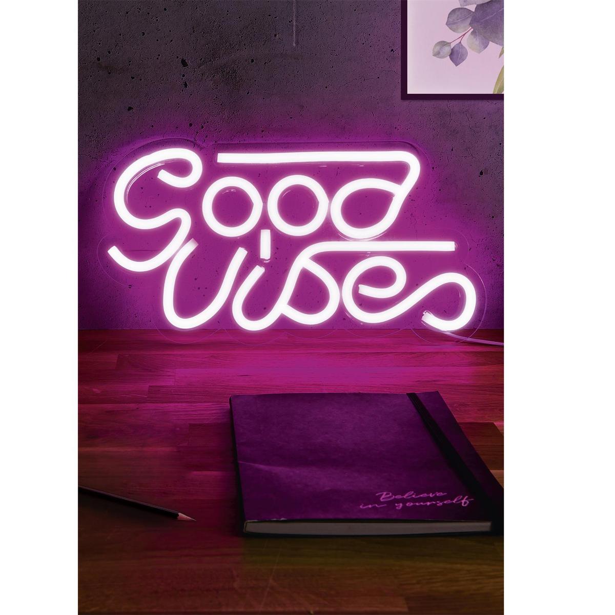 Wandlamp GOOD VIBES Roze