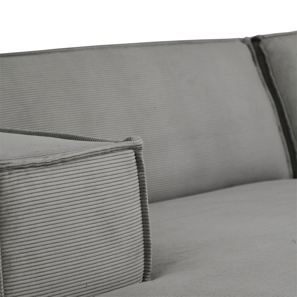 Hoeksalon MALTA Longchair Links Olijf Grijs Hoeksalon MALTA Longchair Links Olijf Grijs