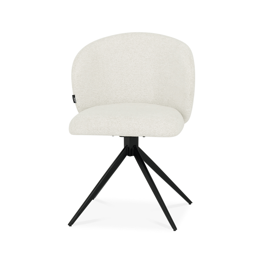 Stoel BALDER 180° Cream Pt Zwart Stoel BALDER 180° Cream Pt Zwart