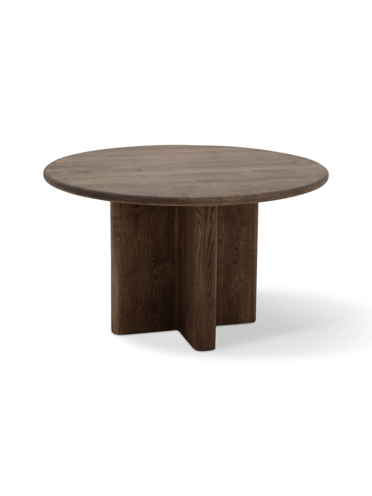 Eettafel Drevo Rond Oak Walnut Ø130