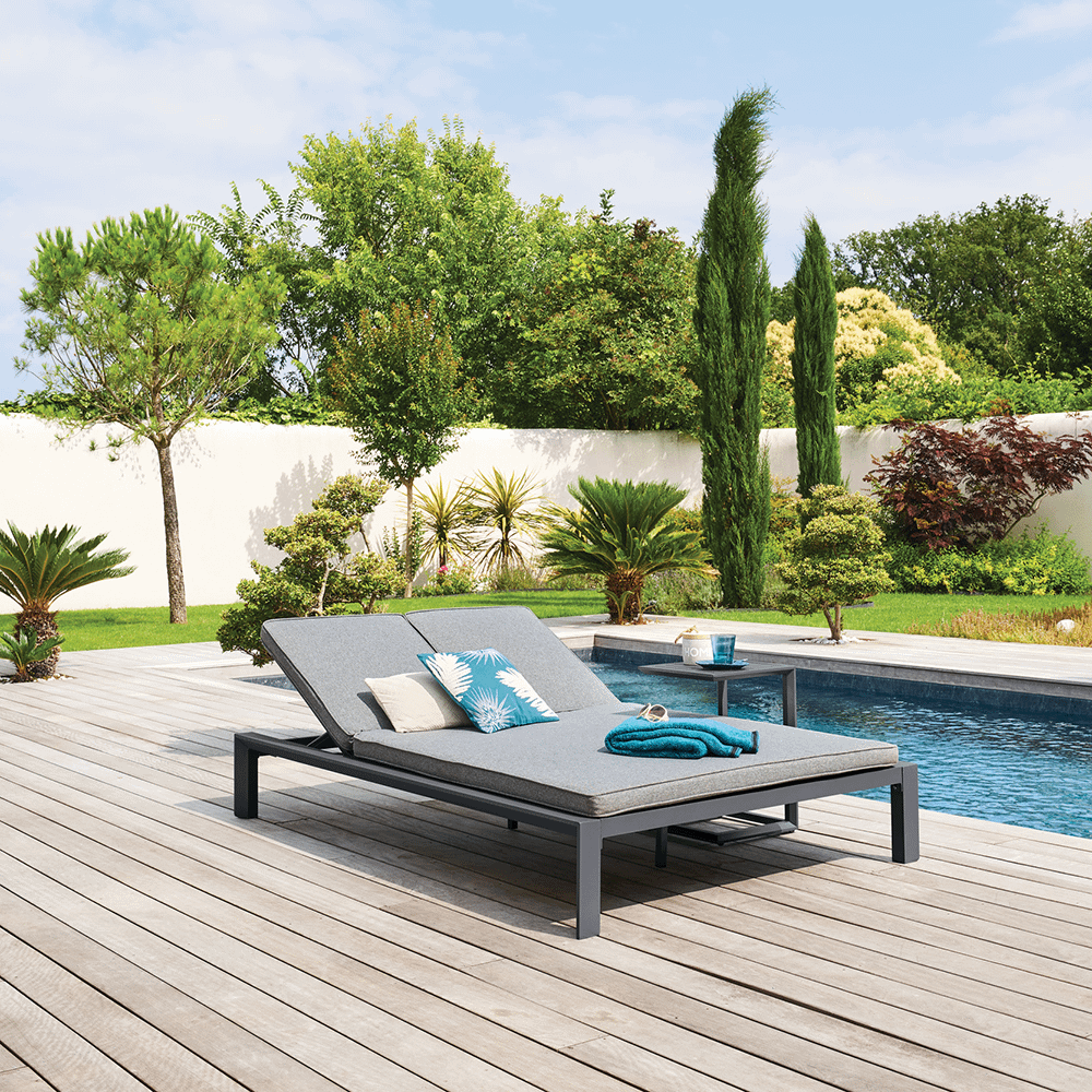 Ligbed Verstelbaar 2pers. FURORE Grafiet Ligbed Verstelbaar 2pers. FURORE Grafiet