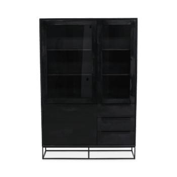 Glaskast SPLURGE Mango Antraciet B115 Glaskast SPLURGE Mango Antraciet B115