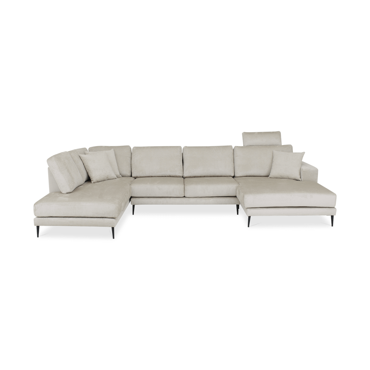 Hoeksalon SYLVESTER Longchair Rechts B372