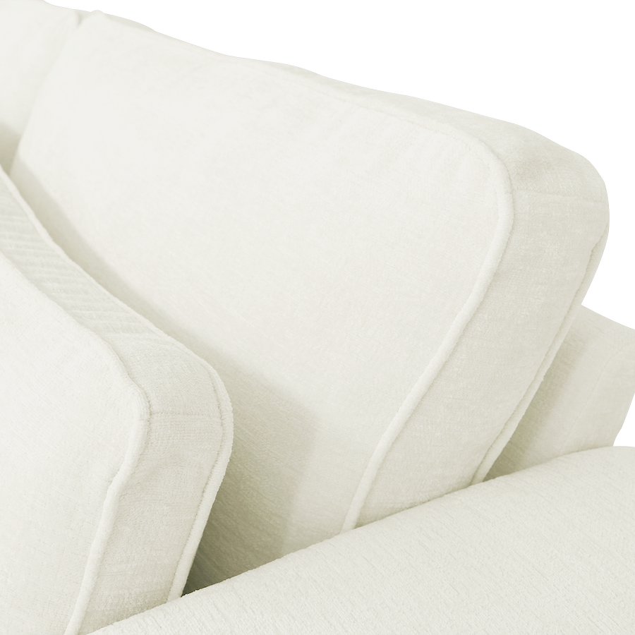 Hoeksalon PLUSS Longchair Rechts Wit Hoeksalon PLUSS Longchair Rechts Wit