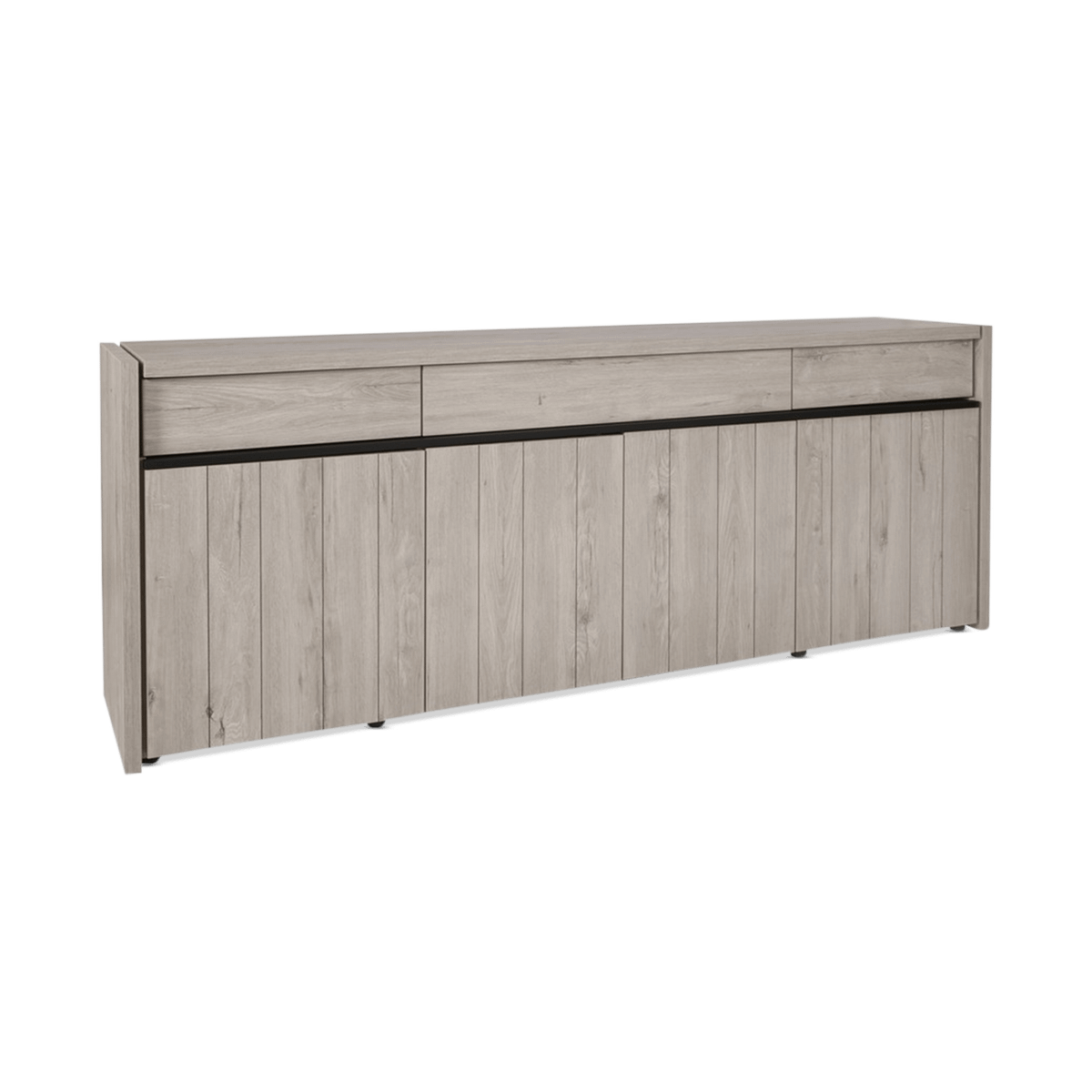 Dressoir WALTON Eik Lichtgrijs B250